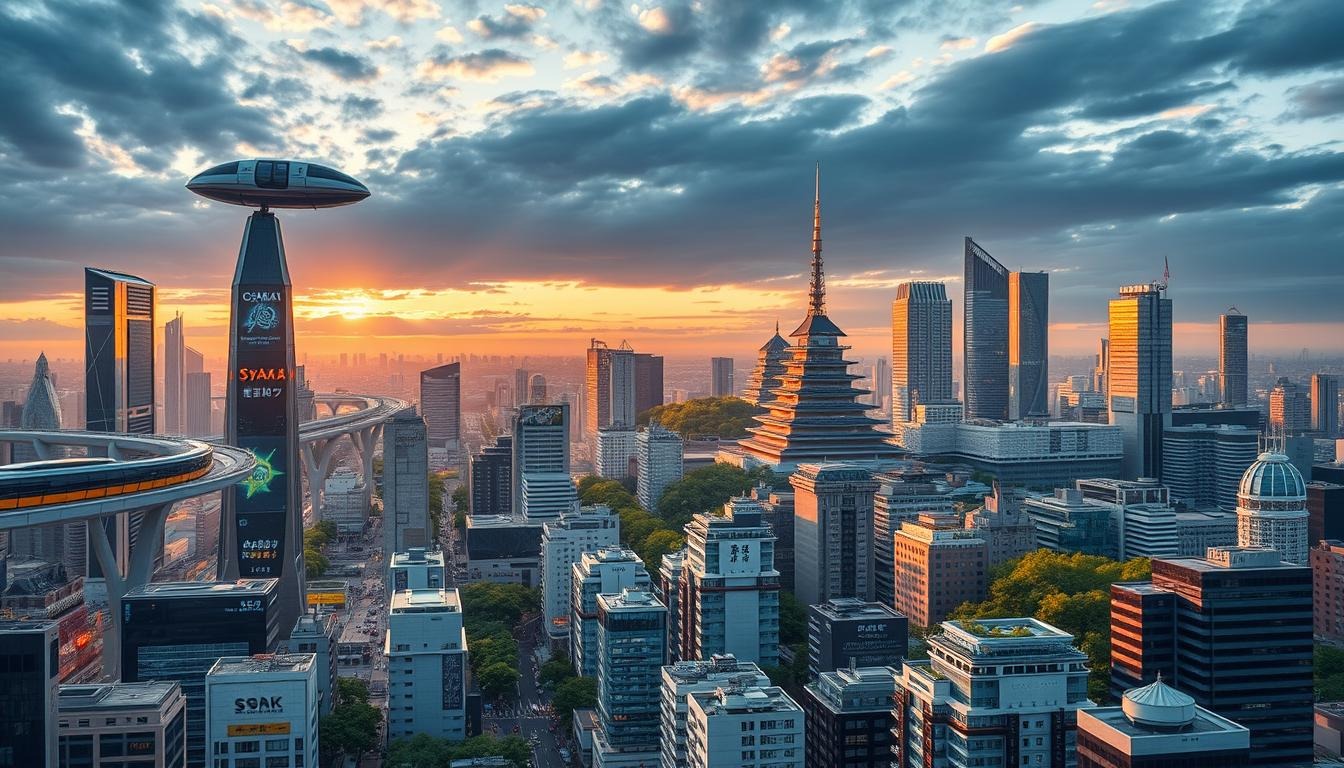 Travelled & Explored Osaka which is one of the most advanced city in the world Japan living in 2080