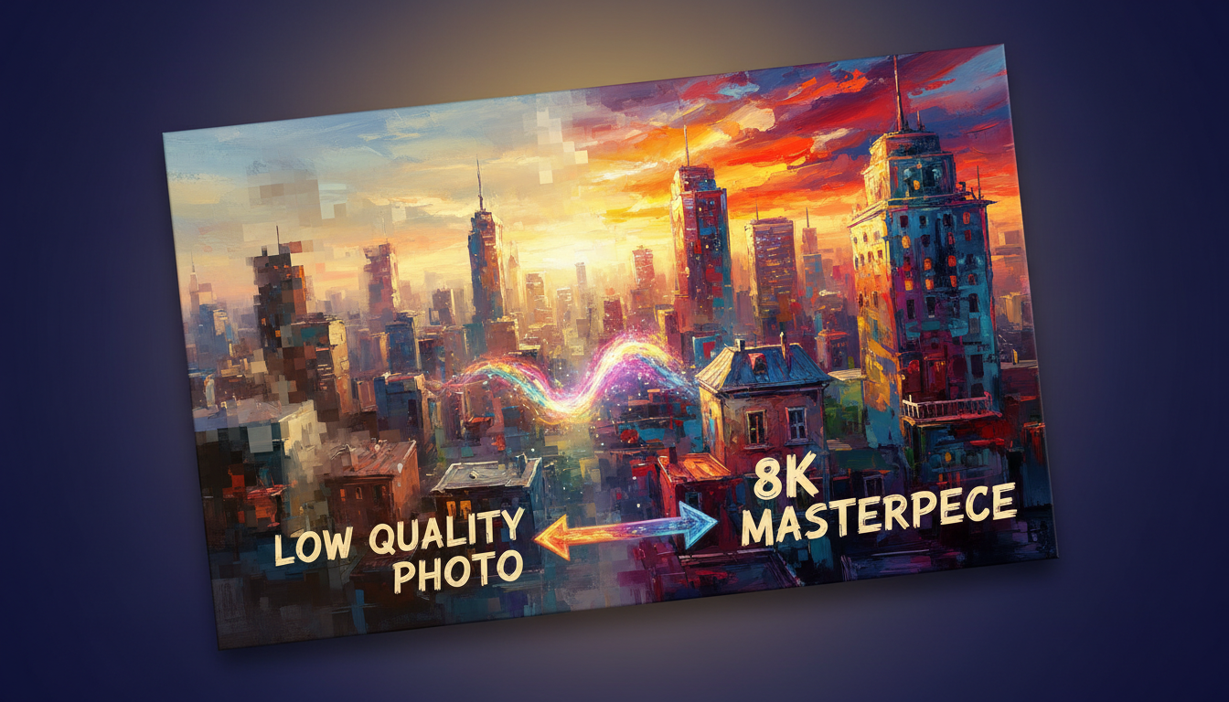 Transform Low-Quality Images to Stunning 8K: Before & After Results